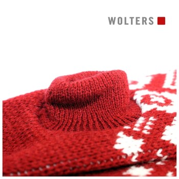 Norweger Pullover Rot 30cm