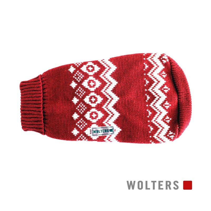 Norweger Pullover Rot 30cm