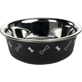 Edelstahlnapf Knochen 450ml