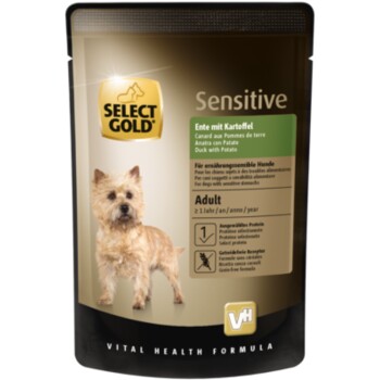 Sensitive Mini Adult 12 x 100 g Kaczka z ziemniakami