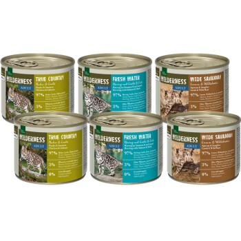 WILDERNESS Adult Confezione mista 6x200g Confezione mista I