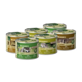 WILDERNESS Adult Zestaw mieszany 6 x 200 g Opakowanie mieszane