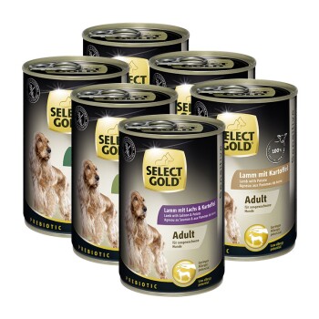 Select Gold Pack Mixte Sensitive Adult 6 X 400 G Pack Mix 2 Maxi Zoo