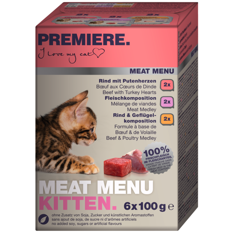 Meat Menu Kitten 6x100g