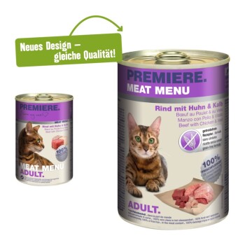 Meat Menu Adult 6x400g Rind mit Kalb & Huhn