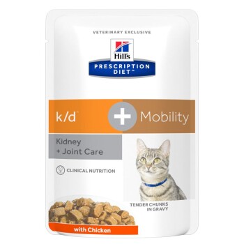 Prescription Diet k/d + Mobility Feline mit Huhn 12x85g