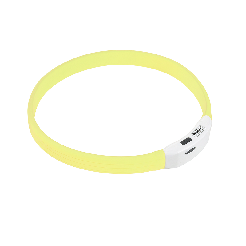 AniOne LED-Leuchtring Silikon "Big Dog" Gelb