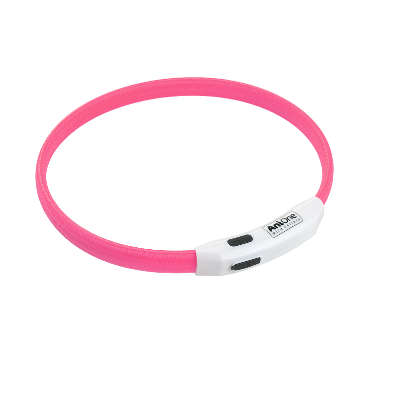LED-Leuchtring Nylon Pink S-M