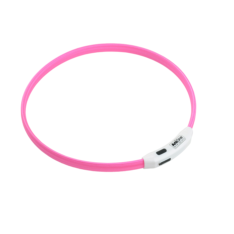LED-Leuchtring Nylon Pink L-XXL