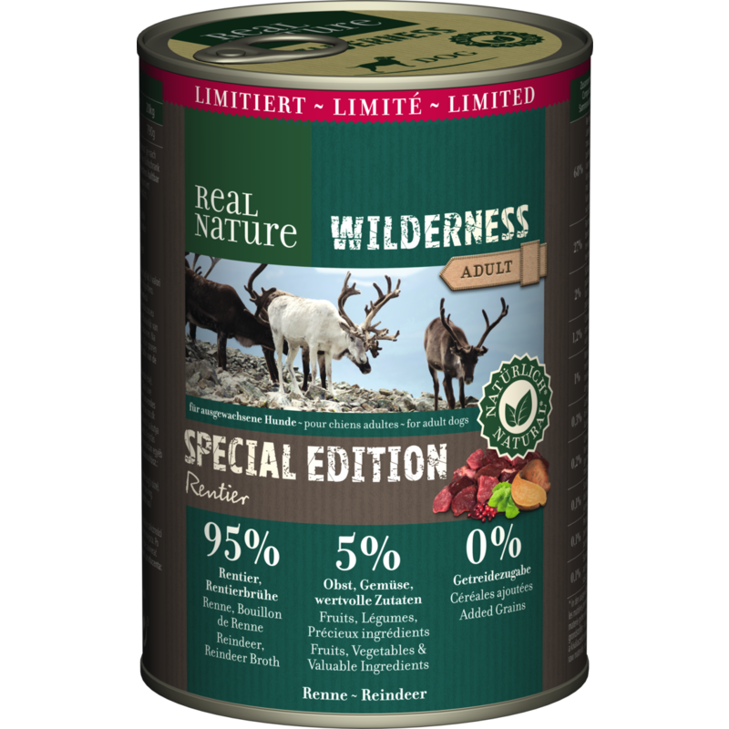 REAL NATURE WILDERNESS Adult 6x400g Rentier