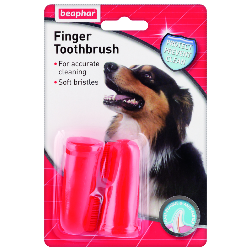 Beaphar Zahnpflege Set Zerstäuber+Finger-Zahnbürste