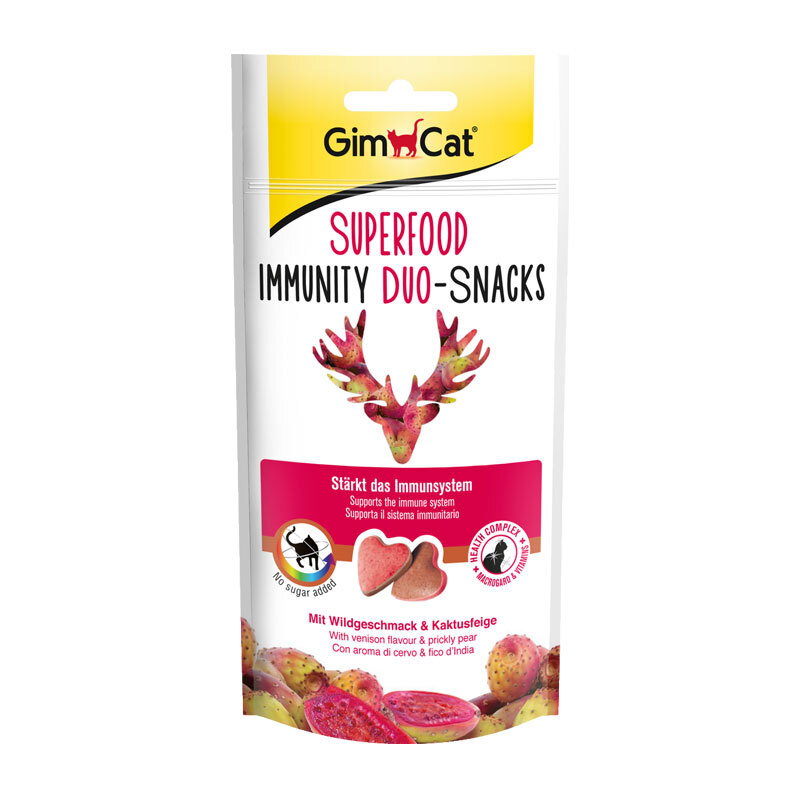 GimCat Superfood Immunity Duo-Snacks 8x40g
