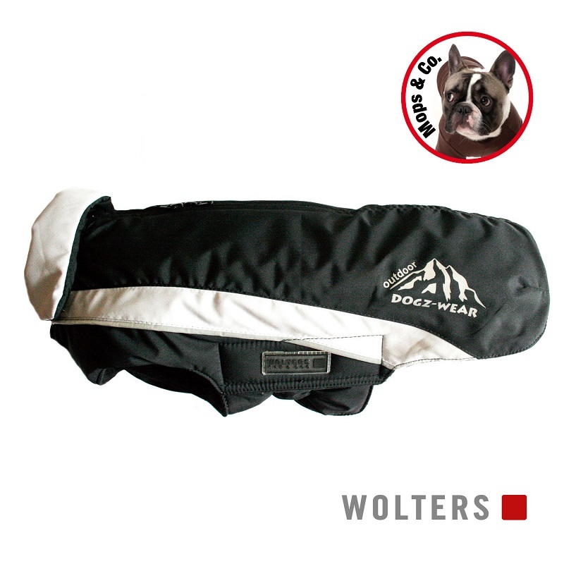 Wolters Skijacke Dogz Wear für Mops&Co Schwarz 36 cm