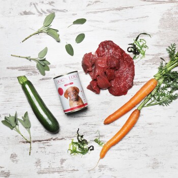 Dog´s Love Junior 6x200g Rind mit Karotte & Salbei