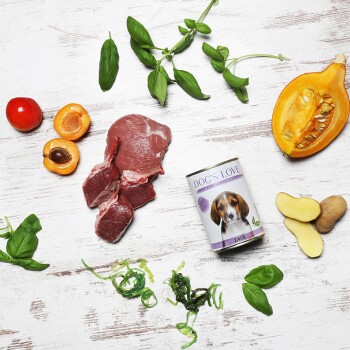 Dog´s Love Junior 6x400g Lamm mit Kürbis & Kamille