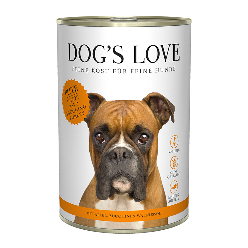 Dogs Love Dog´s Love Adult Classic 6x400g Pute mit Apfel & Zucchini