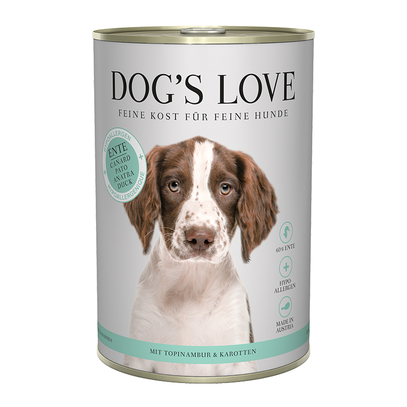 Dogs Love Dog´s Love Adult Hypoallergen 6x400g Ente mit Topinambur & Karotte