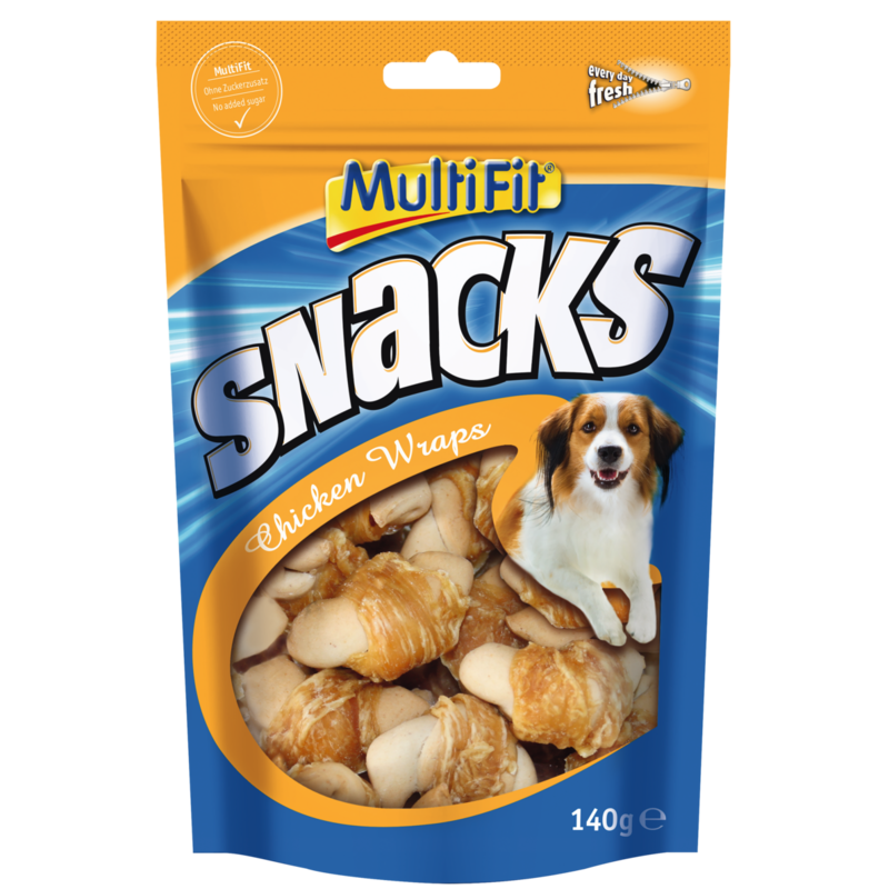 MultiFit Snacks Chicken Wraps 2x140g Nr. 1