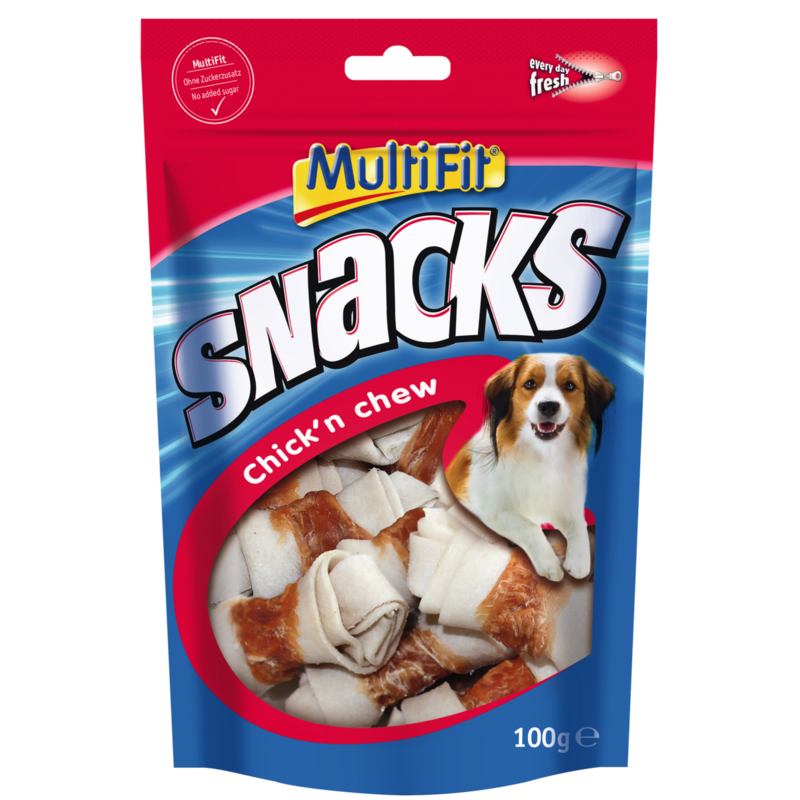 MultiFit Snacks Chick'n chew 2x100g Nr. 6