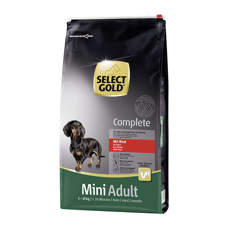 SELECT GOLD Complete Mini Adult Rind 10kg