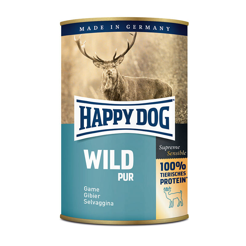 Happy Dog Pur Single Protein 6x400g Wild pur