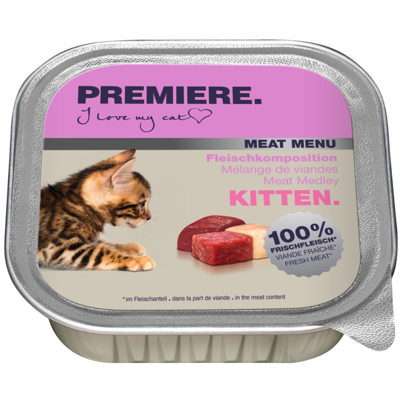 Meat Menu Kitten 16x100g Fleischkomposition