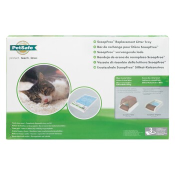 Staywell Pet Safe Scoop Free Lot De 3 Bacs A Litiere Jetables Maxi Zoo