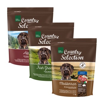 Country Selection Adult Probierpaket 3x1kg Paket 1: Truthahn, Büffel, Lamm
