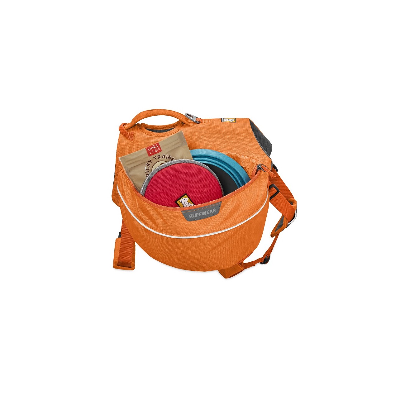 5050-580S Ruffwear Hunde-Rucksack zum täglichen Gebrauch Violett Größe: S Larkspur Purple Commuter Pack Größenverstellbar Kleine Hunderassen 