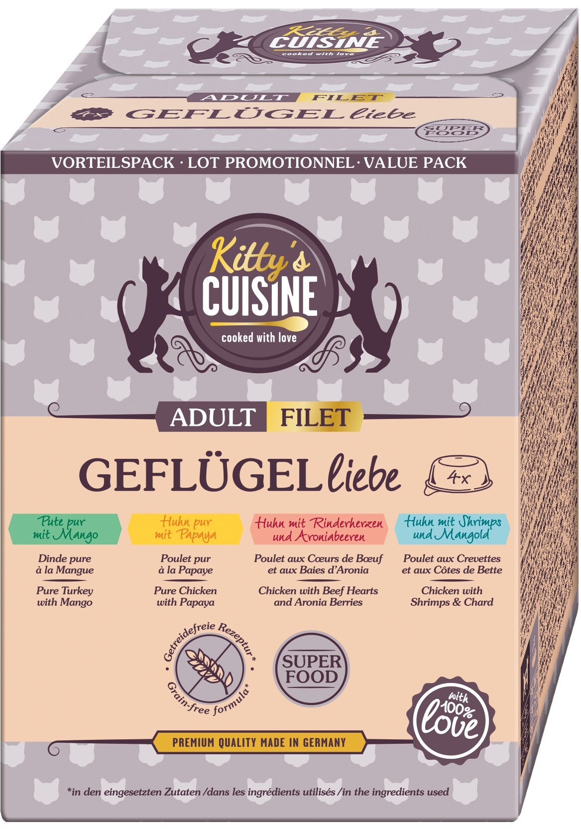 Kitty's Cuisine Kitty´s Cuisine Adult Multipack 4x85g 4x85g