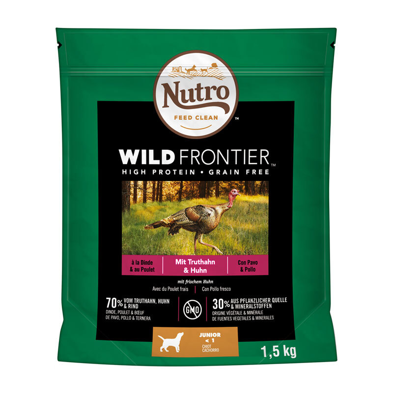 Nutro Wild Frontier Junior Truthahn & Huhn 1,5kg