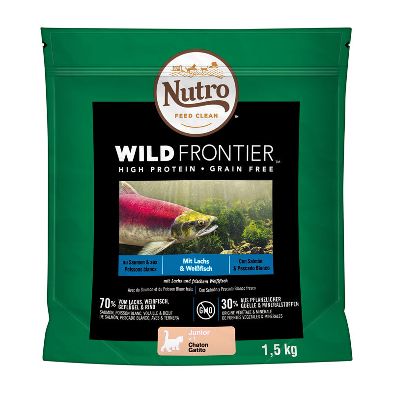 Nutro Wild Frontier Junior mit Lachs & Weißfisch 1,5kg