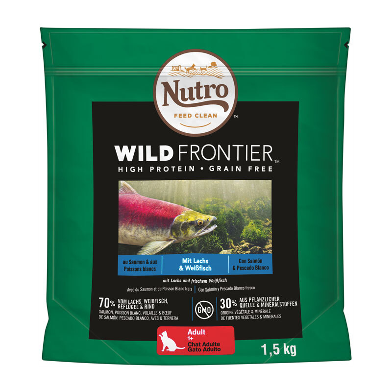 Nutro Wild Frontier Adult mit Lachs & Weißfisch 1,5kg