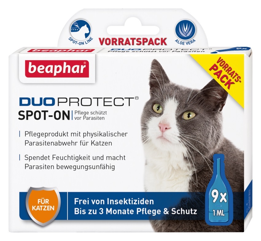Beaphar Duo Protect Spot-On Katze 9x1ml