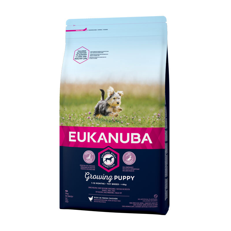 Eukanuba Growing Puppy & Junior Toy Breed 2kg