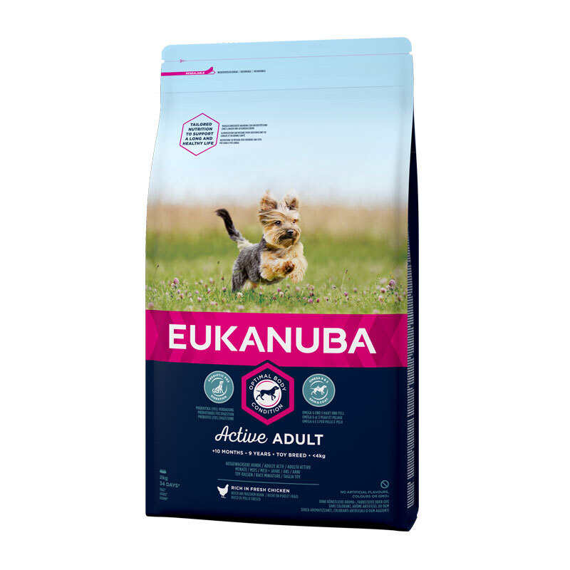 Eukanuba Active Adult Toy Breed 2kg