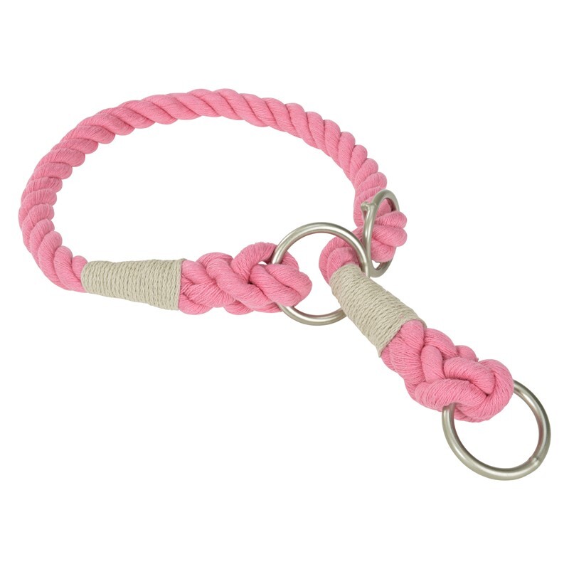Tau-Halsband Pink M