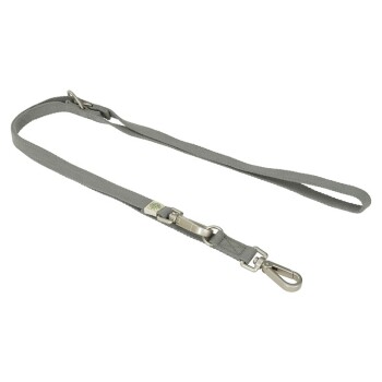 Führleine verstellbar Grau