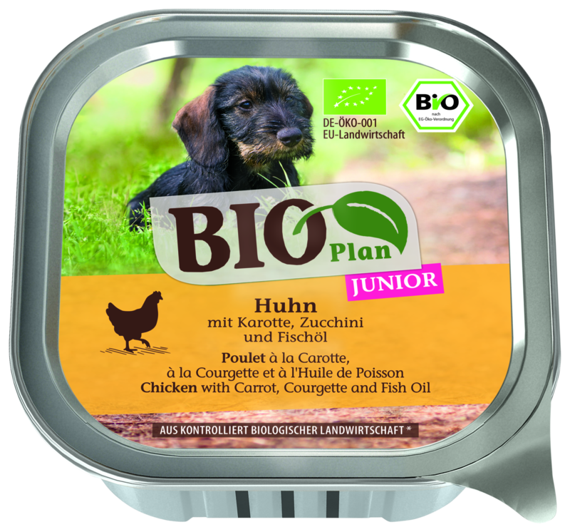 Bioplan Junior Huhn 10x150g Huhn mit Karotte
