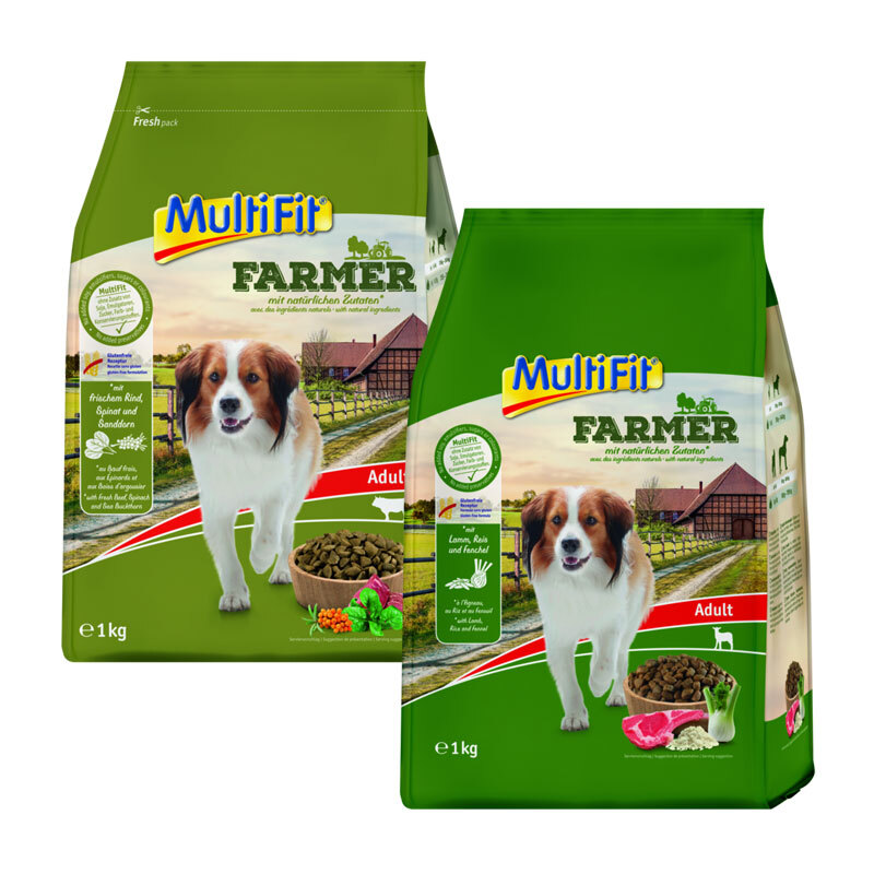 Farmer Adult Probierpaket 2x1kg Lamm / Rind