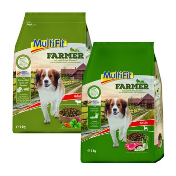 Farmer Adult Probierpaket 2x1kg Lamm / Rind 