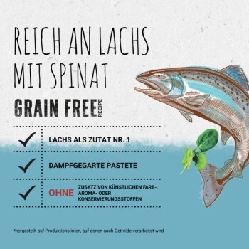 Purina 12x85g Dose Reich an Lachs mit Spinat