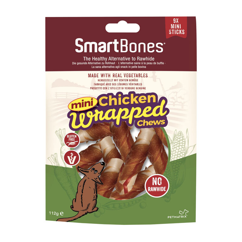 SmartBones Mini Chicken Wrapped Chews 9 Stück