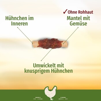 Mini Chicken Wrapped Chews 9 Stück