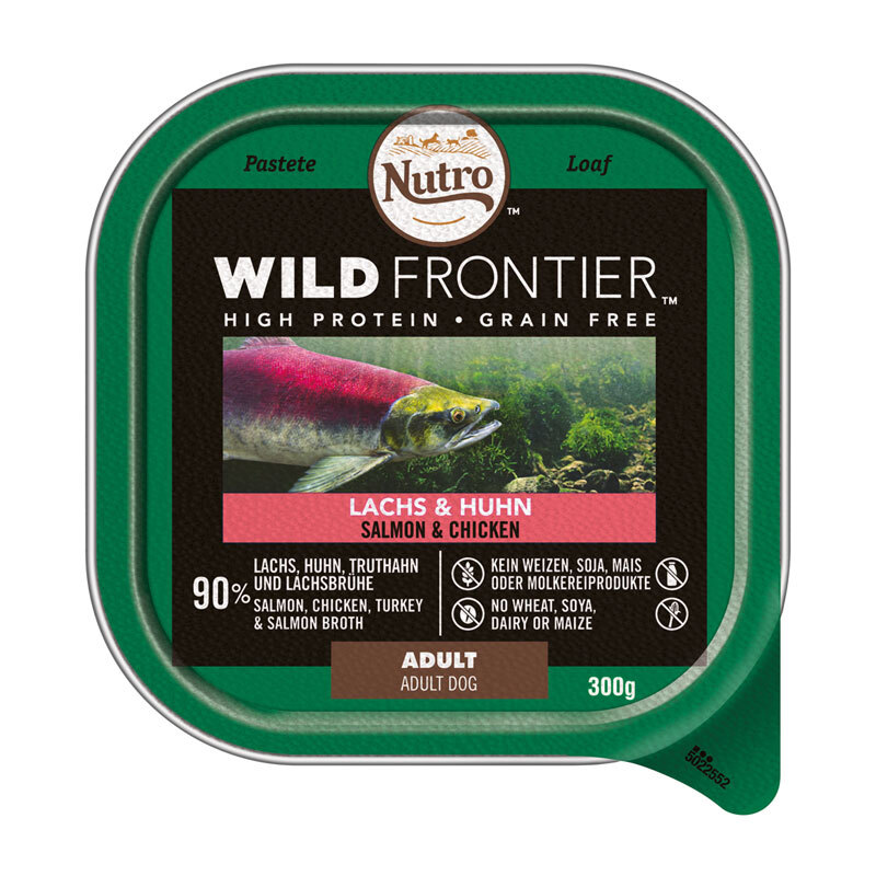 Nutro Wild Frontier Adult 5x300g Lachs & Huhn