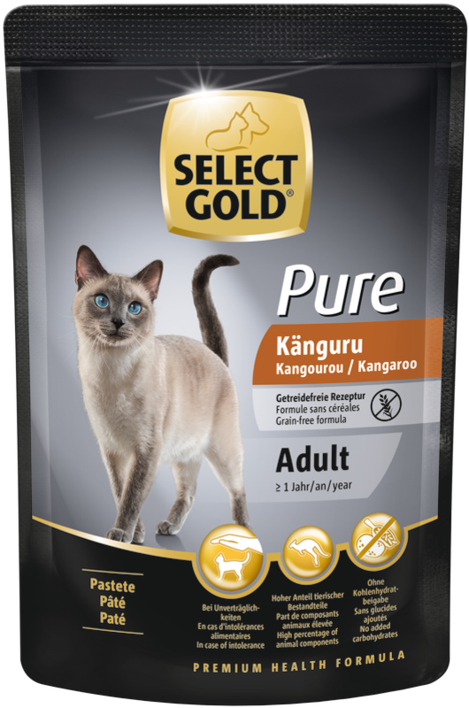 SELECT GOLD Adult Pure 12x85g Känguru