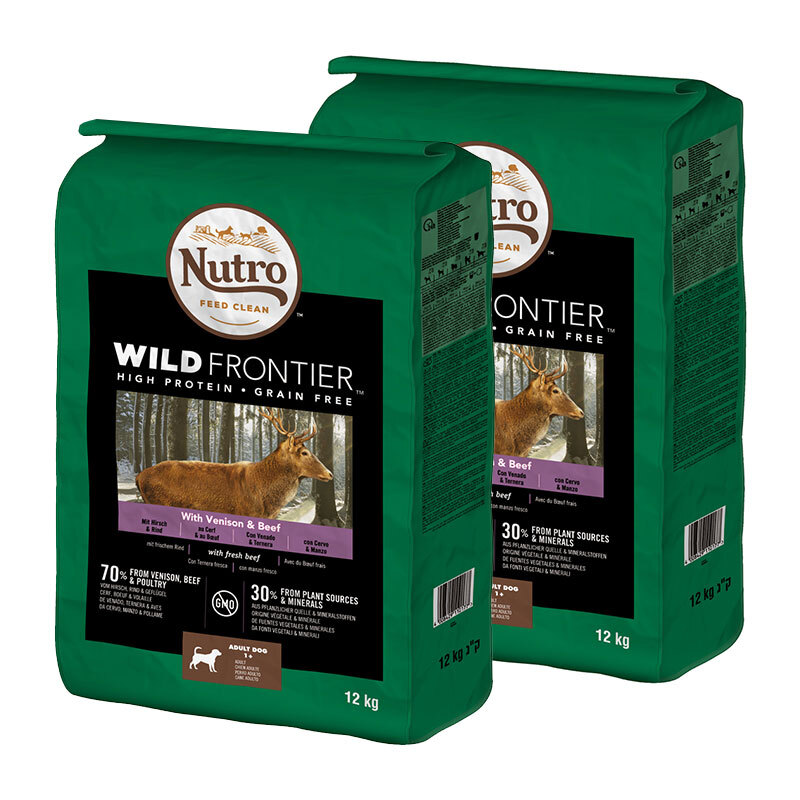 Wild Frontier Adult Hirsch & Rind 2x12kg