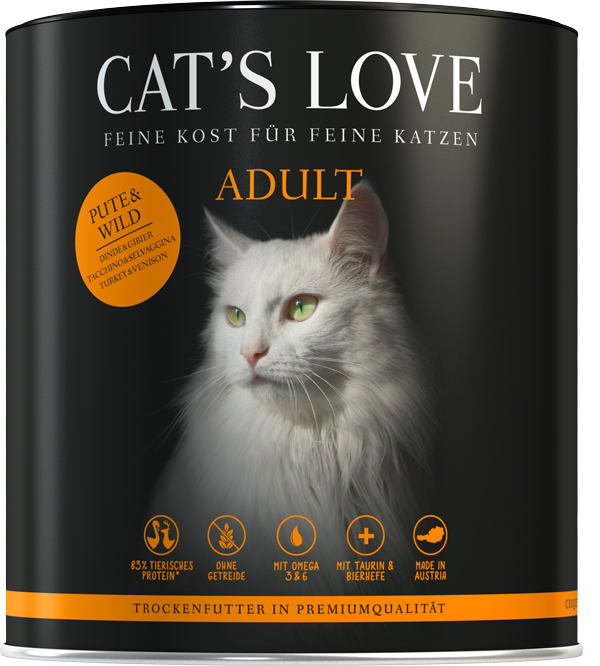 Cat's Love Adult Mix Pute und Wild 400g