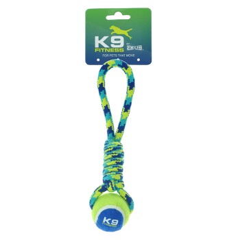 ZS K9 corde de traction + balle de tennis