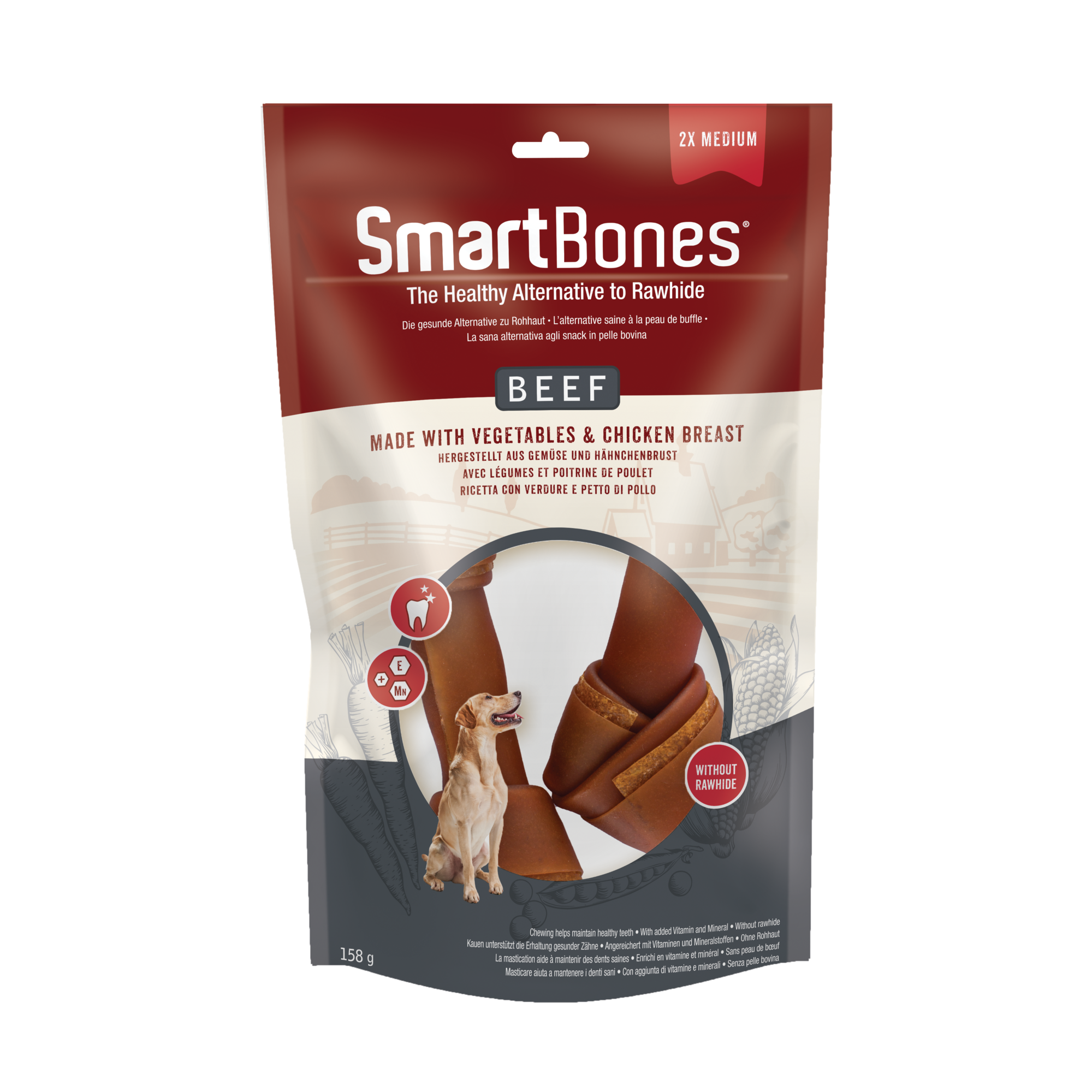 SmartBones Beef Medium 2 Stück